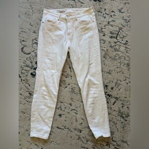 Pilcro Women's Skinny Jeans in Cream